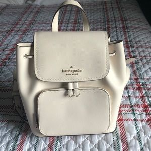 Kate Spade Purse/Backpack in white/cream